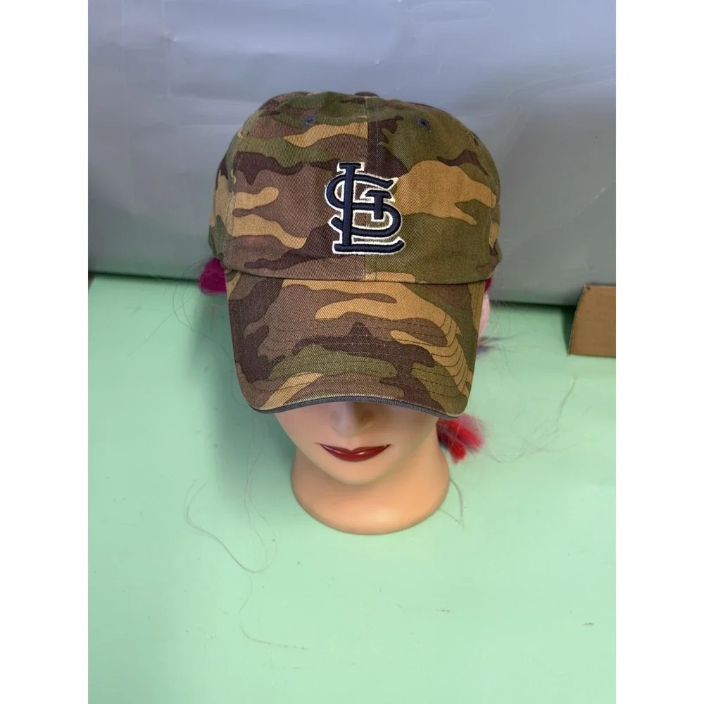 The Franchise St. Louis Cardinals Camo Fitted Baseball Cap Size S